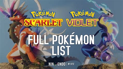 scarlet violet pokedex checklist|Pokémon Scarlet & Violet 